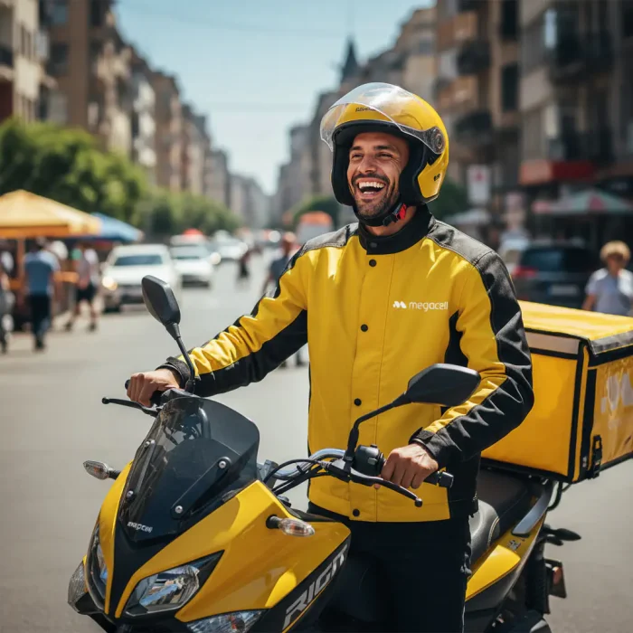 compressed-2QK7FOW4kFevflt0wgiydpjDCiegC79P_gemini-25-flash-image-a-cheerful-delivery-motorcyclist-standing-beside-his-motorcycle-laughing-while-w-0-9