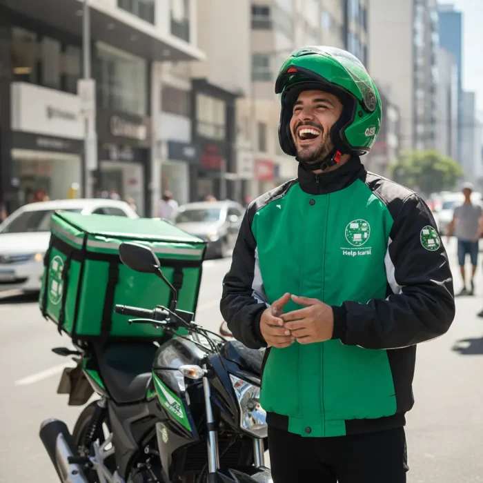compressed-Q2ZkzwdYFeC54wTU8QJDVfCrAQHRIwbY_gemini-25-flash-image-a-cheerful-delivery-motorcyclist-standing-beside-his-motorcycle-laughing-while-w-0-11