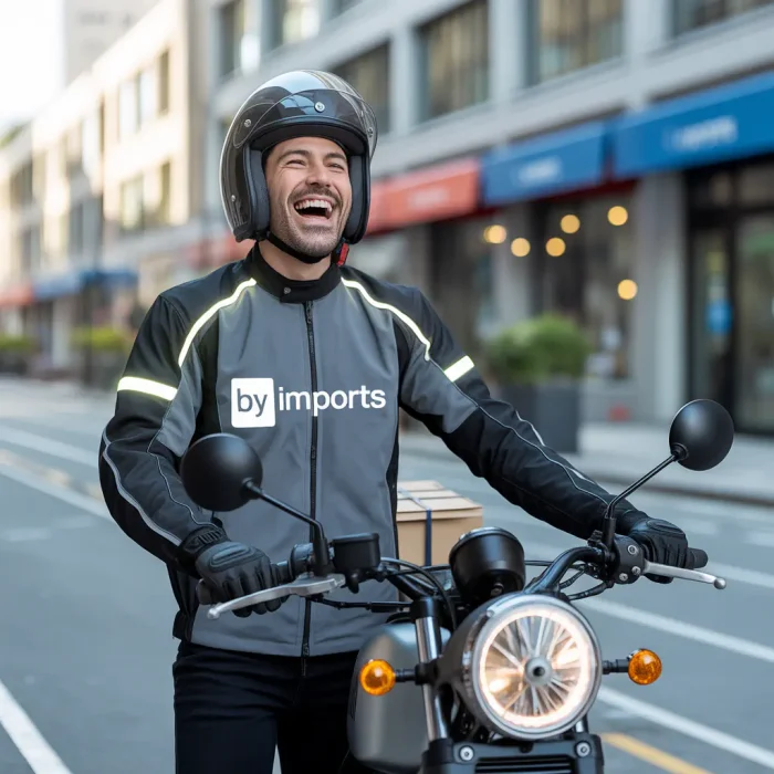 compressed-Q9KjccpF8Tr58JA9GZgwGEHIHN82CB8T_ideogram-v30-a-cheerful-delivery-motorcyclist-standing-beside-his-motorcycle-laughing-while-w-0-3